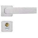 Ver imagem 1 de Fechadura Externa Espelho Aço 40mm MGM Torino Roseta