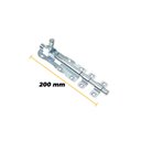 Ver imagem 3 de Trinco Simples De Fio Redondo Em Aço Galvanizado 20 Cm Cromado