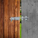 Ver imagem 4 de Trinco Simples De Fio Redondo Em Aço Galvanizado 20 Cm Cromado