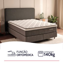 Colchão Solteiro Premium Mola Ensacada com Espuma D33 e Viscoelástica Nasa 88x188x32cm Bf Colchões - 2