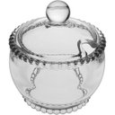 Ver imagem 1 de AÇUCAREIRO 11x10x10cm 200ml VIDRO TRANSP COM TAMPA