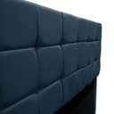 Ver imagem 4 de Cabeceira Cama Box Estofada King 195 Cm Bianca Suede:azul Marinho