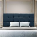 Ver imagem 2 de Cabeceira Cama Box Estofada King 195 Cm Bianca Suede:azul Marinho