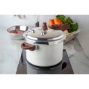 Ver imagem 2 de Panela de Pressão Pressure de Indução 20 Cm 4,2 L em Alumínio e Revestimento Cerâmico Antiaderente V