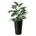 Ver imagem 4 de 1 Buquê Samambaia Artificial Silicone 48cm Folhagem Verde Realista Planta Decorativa Premium