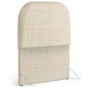 Ver imagem 2 de Cabeceira Cama Box Solteiro 100cm Orgânica Lanna W01 Linho Palha - Lyam Decor