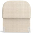 Ver imagem 3 de Cabeceira Cama Box Solteiro 100cm Orgânica Lanna W01 Linho Palha - Lyam Decor