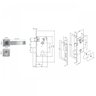Fechadura Banheiro Roseta Aço 40mm MGM Torino Roseta - 4