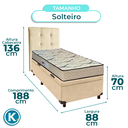 Ver imagem 3 de Kit Cabeceira + Cama Box Bau + Colchão Solteiro D33 Maxsono Paropas