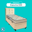 Ver imagem 4 de Kit Cabeceira + Cama Box Bau + Colchão Solteiro D33 Maxsono Paropas
