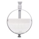 Ver imagem 2 de Escorredor e Centrífuga de Plástico P/ Saladas Branco/cinza