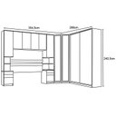 Ver imagem 3 de Quarto Modulado Seletto 07 Areia/jequitibá - Henn