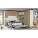 Ver imagem 2 de Quarto Modulado Seletto 07 Areia/jequitibá - Henn