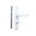 Ver imagem 4 de Fechadura Interna Espelho Aço Branca 40mm Stilo