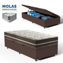 Ver imagem 2 de Cama Box Baú com Colchão de Classic Molas Solteiro 78cm