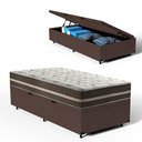 Ver imagem 1 de Cama Box Baú com Colchão de Classic Molas Solteiro 78cm