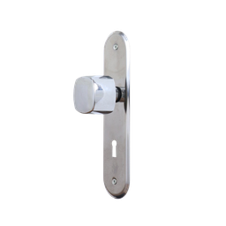 Fechadura 40mm Stilo Bola Alavanca Aço MGM Cromada - 5