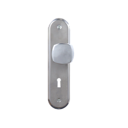 Fechadura 40mm Stilo Bola Alavanca Aço MGM Cromada - 3