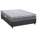 Ver imagem 1 de Conjunto Box Casal: Colchão Espuma Herval D60 / Ag65 Perpetual + Base Crc Suede Gray (138x188)