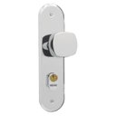 Ver imagem 1 de Fechadura para Banheiro Stilo Bola Espelho Aço 40mm MGM