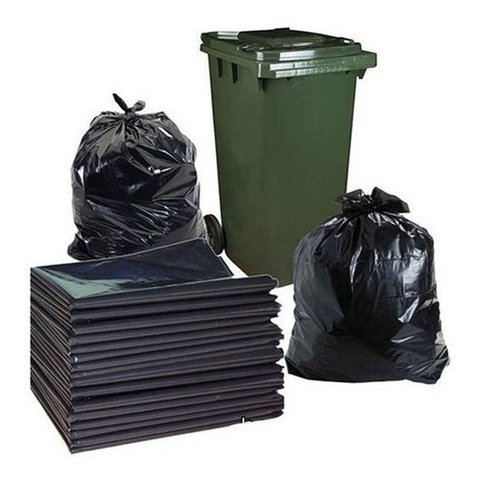 Saco de Lixo 300 Litros Super Reforçado C/100 Unidades Cor:preto