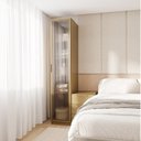 Ver imagem 1 de Guarda-Roupa Modular 40cm 1 Porta Reflecta com Prateleiras Jade CabeCasa MadeiraOriginals