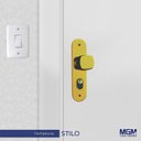 Ver imagem 2 de Fechadura para Banheiro Stilo Bola Espelho Aço 40mm MGM