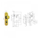 Ver imagem 3 de Fechadura Para Banheiro Stilo Bola Espelho Aço 40mm MGM