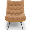 Ver imagem 5 de Kit 2 Poltronas Decorativas Costela L02 Bouclê Mostarda - Lyam Decor