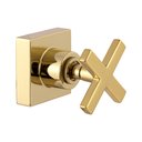 Ver imagem 1 de Acabamento para Registro Cruzeta Dourado Brilhante Chuveiro Banheiro Padrão Deca