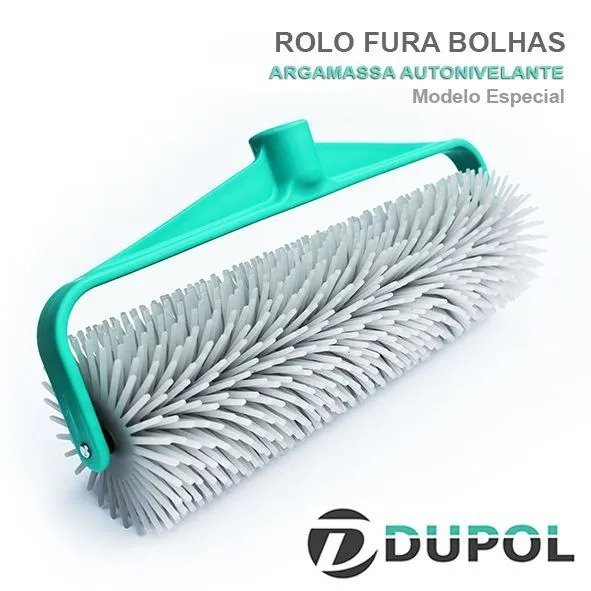 Rolo Fura Bolhas 30 cm (Novo suporte Plástico) - CIMENTÍCIO/ARGAMASSA AUTONIVELANTE - DUPOL - 2
