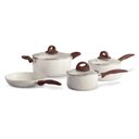 Ver imagem 1 de Jogo Panelas 04 Peças Ceramic Life Smart Plus Vanilla Brinox