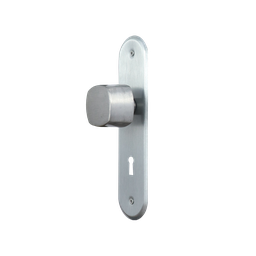Fechadura Para Area Interna Stilo Bola Espelho Aluminio 40mm MGM - 5