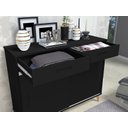 Ver imagem 4 de Sapateira Grécia 2 Portas de Correr - 2 Gavetas -Preto -35 pares de Sapato 100%MDF