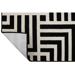 Tapete para Sala Black White Geometric 1,50x2,00 São Carlos - 4