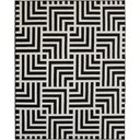 Ver imagem 1 de Tapete para Sala Black White Geometric 1,50x2,00 São Carlos