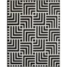 Tapete para Sala Black White Geometric 1,50x2,00 São Carlos - 1