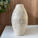 Ver imagem 2 de Vaso Decorativo Madre Pérola 18,5x34x18,5cm