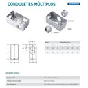 Ver mais imagens de Conjunto Tomada 10a Tramontina Sobrepor Alumínio 3/4" Tipo C