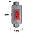 Ver imagem 5 de Conjunto Tomada 10a Tramontina Sobrepor Alumínio 3/4" Tipo C