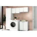 Ver imagem 3 de Armário Aéreo Lavanderia AM3103 c/ 2 Portas Branco - Tecno Mobili