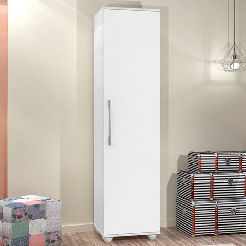 Armário Multiuso 1 Porta 5 Prateleiras Sofia 