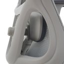 Ver imagem 5 de Cadeira Ergonômica Nr 17 Presidente Prime Cinza Encosto Mesh Apoio de Cabeça e Braços Ajustáveis