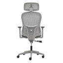 Ver imagem 4 de Cadeira Ergonômica Nr 17 Presidente Prime Cinza Encosto Mesh Apoio de Cabeça e Braços Ajustáveis