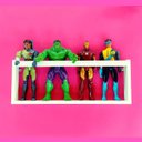 Ver imagem 3 de Quit 3 Estantes para Organização de Brinquedos Criança Nicho Porta Bonecas Mdf 55cm