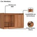 Ver imagem 4 de Balcao para Forno e Microondas 2 Portas 120 Cm B06 Montana Novam