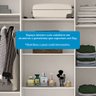 Guarda Roupa Casal 178,80cm 6 Portas 3 Gavetas Capelinha com Espelho 100% Mdf Débora  - 8