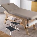 Ver imagem 5 de Kit Com 2 Escada Clínica de 2 Degraus Piso Em MDF Com Antiderrapante Branca Medcombo