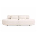 Ver imagem 3 de Sofá com Chaise Serina 4 Lugares 260cm Off White Bouclé Sallar Home