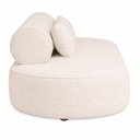 Ver imagem 4 de Sofá com Chaise Serina 4 Lugares 260cm Off White Bouclé Sallar Home